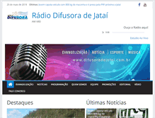 Tablet Screenshot of difusoraonline.com.br